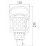GRANIT Arbeitsscheinwerfer LED - 7070010296 | Nennspannung: 12 / 24 V | Spannungsbereich: 10 - 30 V | Leuchtmittel: LED | Leuchtmittel enthalten: ja | Lichtfunktion: Fernfeld-Ausleuchtung | Abmessungen B x H x T: 120 x 238 x 61 mm | Montageart: stehend | Anschlu