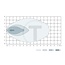 GRANIT Werklamp LED verstraler 27 W, 3087 lm, 120 x 238 x 61 mm