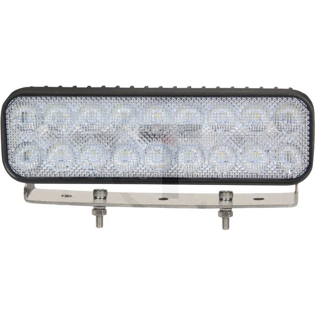 GRANIT Werklamp LED - 7070010315 | Netspanning: 12 / 24 V | Vorm: hoekig | Afmetingen B x H x D: 180 x 38 x 55 mm | Lichtfunctie: Verstraler | Lichtstroom effectief: ≈ 2195 lm | Aansluiting: open kabeleinden, vertind (rood + / zwart -) | Lamp: LED | Materiaal: B