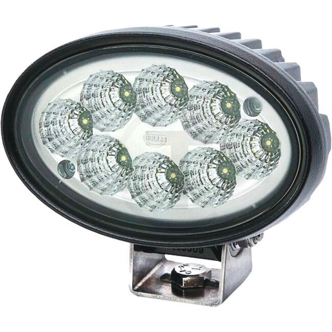 HELLA LED work light - 4551GA 996761001, 1GA996761001 | Nominal voltage: 12 / 24 V | Bulb: LED | Bulbs included: Yes | Light function: Close-range illumination | Dimensions W x H x D: 153 x 131 x 78 mm | Mounting type: Vertical | Protection class: IP6K9K | Conn