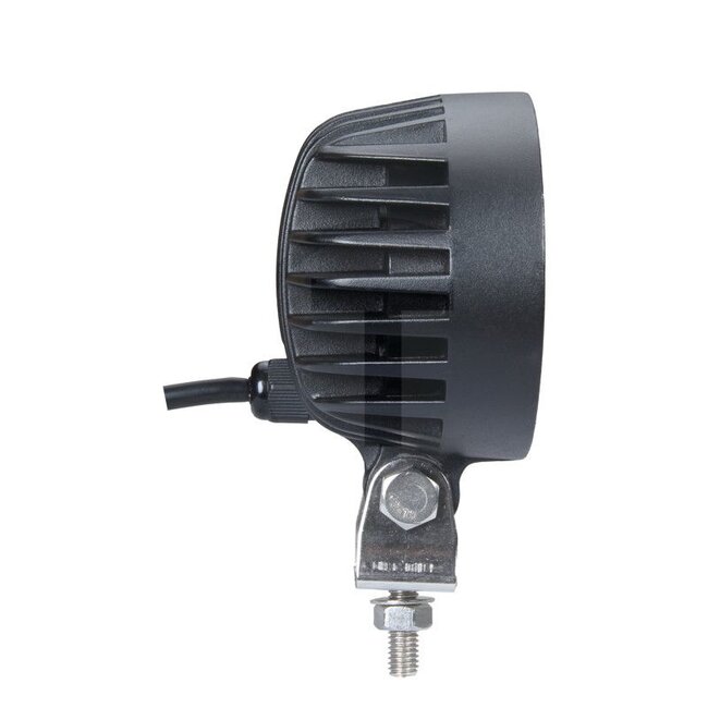 GRANIT Werklamp LED - 7070010442 | Netspanning: 12 / 24 V | Vorm: ovaal | Afmetingen B x H x D: 142 x 90 x 65 mm | Lichtfunctie: Verstraler | Lichtstroom effectief: ≈ 1520 lm | Aansluiting: open kabeleinden, (rood + / zwart -) | Lamp: LED | Materiaal: Behuizing: