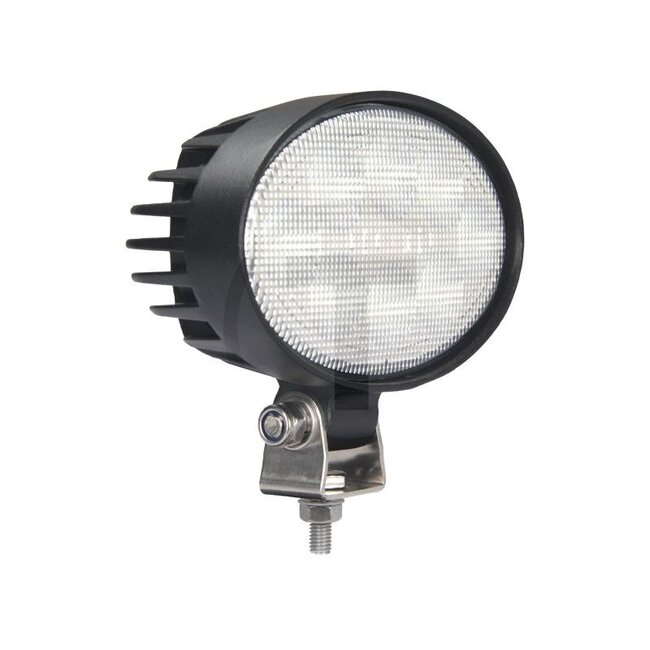 GRANIT Werklamp LED - 7070010442 | Netspanning: 12 / 24 V | Vorm: ovaal | Afmetingen B x H x D: 142 x 90 x 65 mm | Lichtfunctie: Verstraler | Lichtstroom effectief: ≈ 1520 lm | Aansluiting: open kabeleinden, (rood + / zwart -) | Lamp: LED | Materiaal: Behuizing: