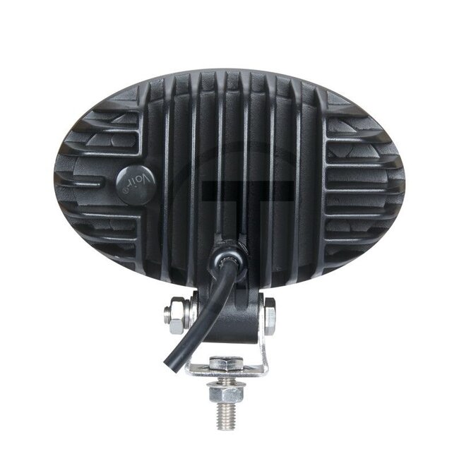 GRANIT Werklamp LED - 7070010442 | Netspanning: 12 / 24 V | Vorm: ovaal | Afmetingen B x H x D: 142 x 90 x 65 mm | Lichtfunctie: Verstraler | Lichtstroom effectief: ≈ 1520 lm | Aansluiting: open kabeleinden, (rood + / zwart -) | Lamp: LED | Materiaal: Behuizing: