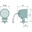 GRANIT Werklampen - 70799207, LOR6.41551.11 | Lamp: H3 | Inclusief lamp: nee | Lichtfunctie: Breedstraler | Plaats: universeel | Afmetingen B x H x D: Ø 84 x 97 mm | Montagewijze: staand / hangend; M8 | Aansluiting: AMP-stekker | Beschermingssoort: IP66 / IP69K
