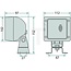 HELLA Arbeitsscheinwerfer Breitstrahler H3 65 W, 12 / 24 V, 112 x 152 x 97 mm, stehend | 1GA007506011