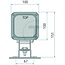 GRANIT Work lamp flood beam H3 70 W, 12 / 24 V, 100 x 91 mm, upright | LKR5FF.46500.25