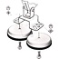 HELLA Magnethalterung - 4558HG 004806001, 8HG004806001, 8HG 004 806-001, G718970010090 | passend für: Arbeitsscheinwerfer mit U-Bügel oder Befestigungwinkel (9XD 130 261-001) | Zusatzinformationen: • 2 Magnete und Befestigungsmaterial <br>• U-Bügel nicht im Lie