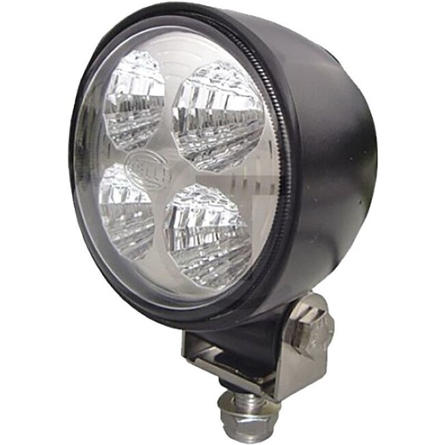 HELLA Werklamp LED module 70 - 4551G0 996276481, 1G0996276481 | Netspanning: 12 / 24 V | Vorm: rond | Afmetingen B x H x D: Ø 83 x 74 mm | Lichtfunctie: Breedstraler | Lichtstroom effectief: ≈ 800 lm | Aansluiting: DEUTSCH-stekker | Lamp: LED | Materiaal: Behui