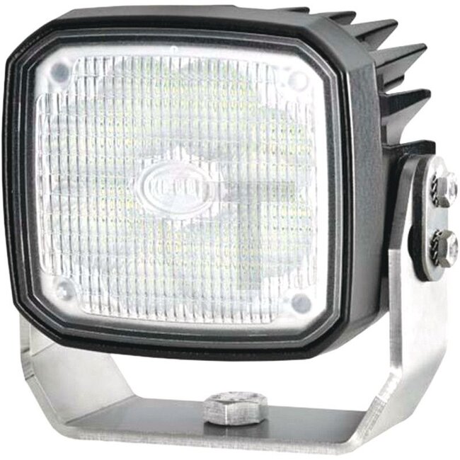 HELLA Werklamp LED - 4550010197, 10197 | Netspanning: 12 / 24 V | Vorm: hoekig | Afmetingen B x H x D: 115 x 132 x 86 mm | Lichtfunctie: Breedstraler | Lichtstroom effectief: ≈ 4400 lm | Aansluiting: DEUTSCH-stekker | Lamp: LED | Materiaal: Behuizing: Aluminium