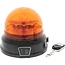 GRANIT Battery-powered LED rotating beacon With rechargeable battery - 7070010334 | Nominal voltage: 12 / 24 V | Bulbs included: Yes | Light function: Rotating, single/double flash | Diameter: 157 mm | Total height: 148 mm | Connection: Spiral cable/battery | Pr