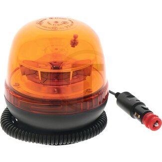 GRANIT LED zwaailamp 12 / 24 V, Ø 128 mm, hoogte 155 mm, magneet