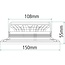 GRANIT LED rotating beacon 12 / 24 V, Ø 108 mm, height 55 mm, fixed mounting
