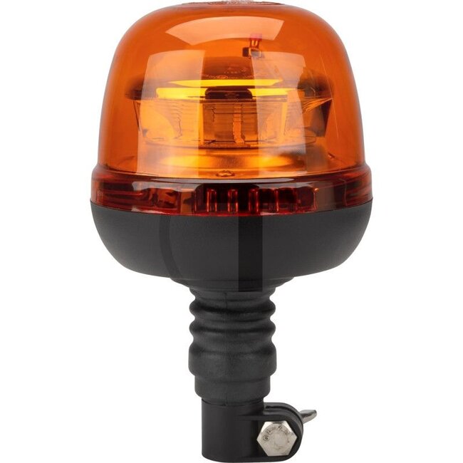 GRANIT LED zwaailamp 12 / 24 volt | opsteekpen - 7070010410 | Netspanning: 12 / 24 V | Lamp: LED | Lichtfunctie: roterend, enkel/dubbel knipperend | Diameter: 128 mm | Totale hoogte: 215 mm | Aansluiting: Opsteekpen | Beschermingssoort: IP65 | Kleur: geel | Mate