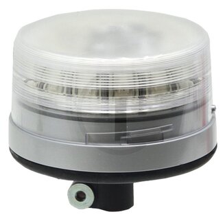 HELLA Flitslamp LED 12 / 24 V oranje, Ø 149 mm, flexibele opsteekpen