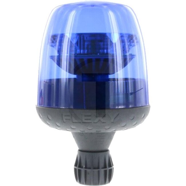 GRANIT Rundumleuchte LED blau 12 / 24 V, Ø 128 mm, Höhe 203 mm, Steckstift | 21.48.L75.158