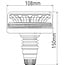 GRANIT Rundumleuchte LED 12 / 24 V, Ø 108 mm, 150 mm, Steckstift, CISPR-klasse 3