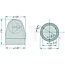 HELLA Rotating beacon H1 12V | Fixed mounting - 4552RL 007337001, 2RL007337001, 2RL 007 337-001, 16050281, 5017952M1 | Nominal voltage: 12 V | Bulbs included: Yes | Light function: Rotating | Diameter: 130 mm | Total height: 174 mm | Connection: Blade terminal
