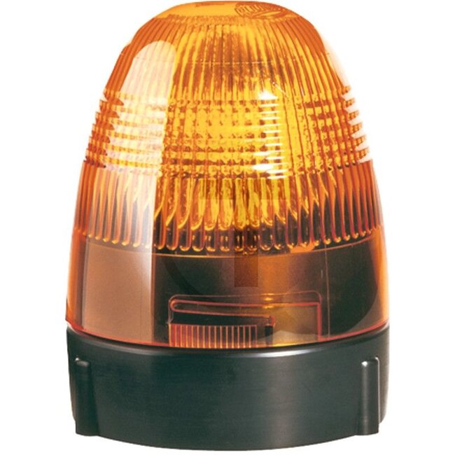 HELLA Rotating beacon H1 24V | Fixed mounting - 4552RL 007337011, 2RL007337011 | Nominal voltage: 24 V | Bulbs included: No | Light function: Rotating | Diameter: 130 mm | Total height: 174 mm | Connection: Blade terminal | Protection class: IP 5K4K, IP X9K | C