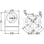 HELLA Zwaailamp H1 24 V, 70 W, Ø 130 mm, 174 mm, aanbouw | 2RL007337011