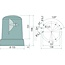 HELLA Rundumleuchte H1 "KL 7000" 24V | Anbau - 4552RL 008061111, 2RL008061111, 2RL 008 061-111, 14733230 | Nennspannung: 24 V | Leuchtmittel: H1 | Lichtfunktion: rotierend | Durchmesser: 155 mm | Gesamthöhe: 194 mm | Anschluss: Flachstecker | Schutzart: IP 5K4K