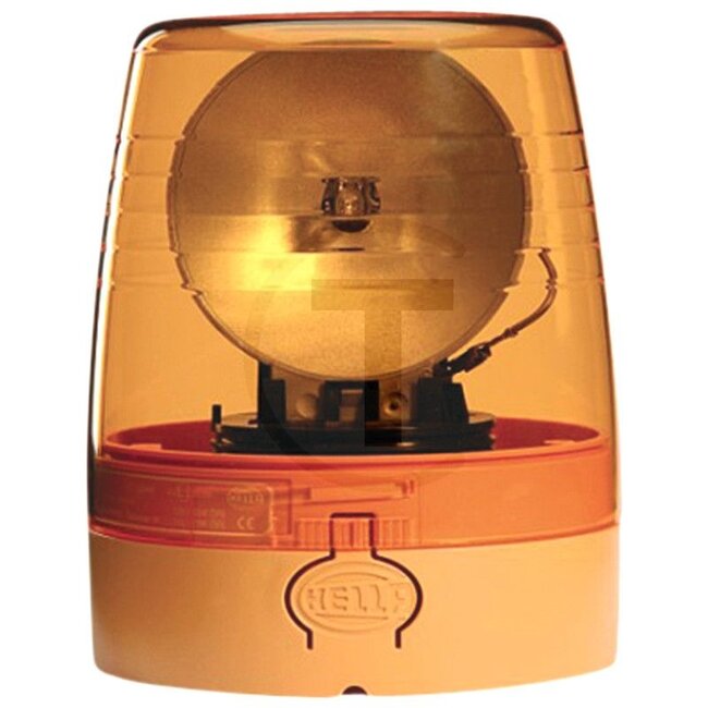 HELLA Rundumleuchte H1 "KL Junior Plus" H1| Festmontage - 4552RL 008965011, 2RL008965011 | Nennspannung: 24 V | Leuchtmittel: H1 | Lichtfunktion: rotierend | Durchmesser: 147 mm | Gesamthöhe: 190,5 mm | Anschluss: Flachstecker | Schutzart: IP 5K4K, IP X9K | Far