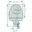 HELLA H1 rotating beacon Rotaflex H1 | Socket pipe - 4552RL 006846011, 2RL006846011, 2RL 006 846-011, 16050281, DO-534-00062, 5017952M1, 7919052812, 04739236 | Nominal voltage: 24 V | Bulb: H1 | Light function: Rotating | Diameter: 135 mm | Total height: 222 mm
