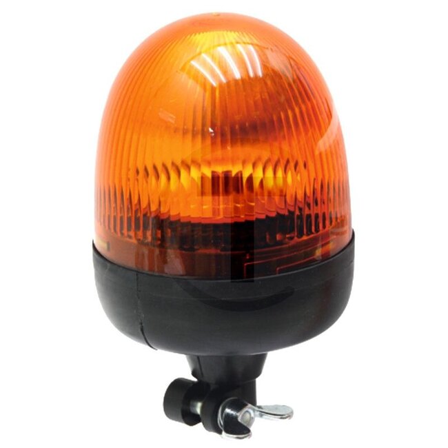 HELLA Rundumleuchte H1 24V | Aufsteckrohr - 4552RL 009506011, 2RL009506011 | Nennspannung: 24 V | Leuchtmittel: H1 | Lichtfunktion: rotierend | Durchmesser: 133 mm | Gesamthöhe: 167 mm | Anschluss: Aufsteckrohr | Schutzart: IP 5K4K, IP 9K | Farbe: gelb | Materi