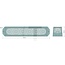 GRANIT LED flashing beacon orange 6 LEDs, 127 x 28 x 18 mm, 12 / 24 V