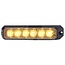 HELLA Blitzleuchte LED 12 / 24 V orange, 6 LEDs, 14 W - 2 Stück | 2XD012160851