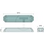 HELLA Flitslamp LED 12 / 24 V oranje, 6 LED's, 14 W - 2 stuks | 2XD012160851