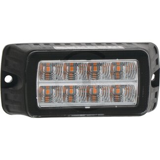 GRANIT LED-waarschuwingslicht oranje 8 LED's, 93 x 41 x 26 mm, 12 / 24 V