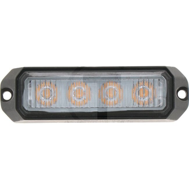 GRANIT LED-flitslicht oranje - 7070010418 | Netspanning: 12 / 24 V | Lamp: LED | Inclusief lamp: ja | Lichtfunctie: flitsend waarschuwingssignaal | Montagewijze: geschroefd | Materiaal: Behuizing: Kunststof, lens: Kunststof | Beschermingssoort: IP65 | Aansluitin