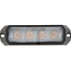 GRANIT LED flashing beacon orange 4 LEDs, 95 x 28 x 18 mm, 12 / 24 V