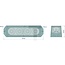 GRANIT LED flashing beacon orange 4 LEDs, 95 x 28 x 18 mm, 12 / 24 V