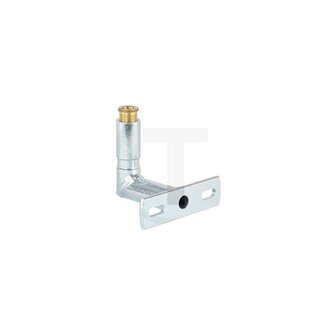 HELLA Bevestigingsbuis zijkant gebogen, 100 mm, afstand 90 mm, met kap