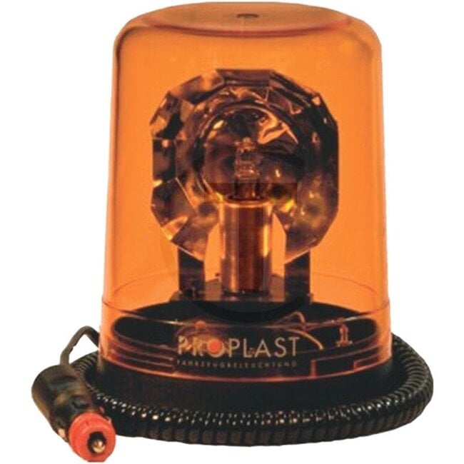 PROPLAST Rotating beacon, 12V, magnetic Magnetic mounting - Nominal voltage: 12 V