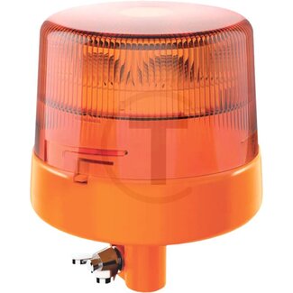 HELLA Rotating beacon, yellow LED - Pipe socket mounting