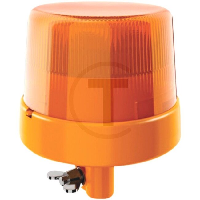 HELLA Rundumleuchte, LED orange 12 / 24 V, Ø 165 mm, Steckstift | 2RL011484011
