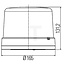 HELLA Rotating beacon, yellow LED - Magnetic mounting - 2RL011484021