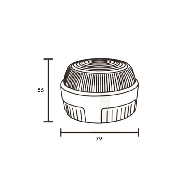PROPLAST Gyrophare à LED 10-110 V - 50240523501