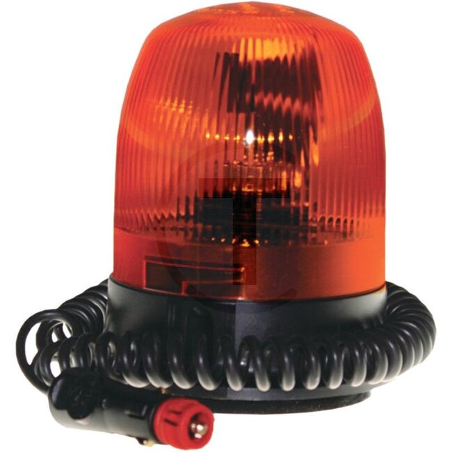 PROPLAST Rotating beacon PRO-EUROLINE Halogen | Magnetic mounting - 50240504001, 40504001 | Nominal voltage: 12 / 24 V | Bulb: H1 | Total height: 174 mm | Colour: Yellow | Outer Ø: 140 mm | Material: Light cover: polycarbonate | Type: PRO-EUROLINE | Type: Halogen