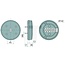 GRANIT Achterlicht LED links/rechts 12 / 24 V, 4-polig, Ø 142 x 38 mm | 1129DD