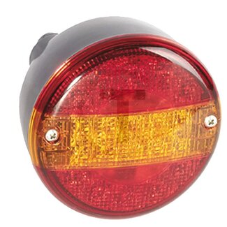 ASPÖCK Rückleuchte LED Ø 140 x 84 mm, 12 / 24 V, 8-polig Bajonett