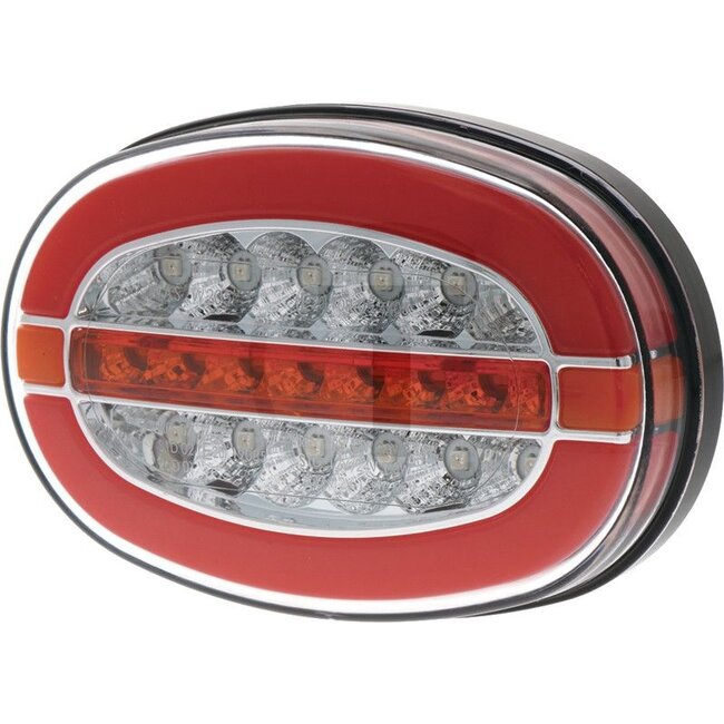 GRANIT LED rear light Left/right - 7070010244, 1427L/P | Dimensions W x H x D: 136 x 91 x 40 mm | Light function: Tail light/brake light/indicator light | Bulb: LED | Bulbs included: Yes | Mounting type: Screwed | Fixing: M5 | Hole spacing: 45 mm | Nominal volta