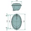 HELLA Achterlicht LED 165 x 105 mm, 12 / 24 V, 4-polige DEUTSCH-stekker | 2SD343390401