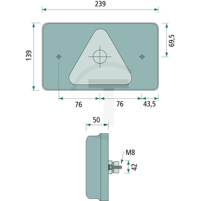 ASPÖCK Rückleuchte LED MULTI LED 239 x 139 x 50 mm, 12 V, links | 408741001