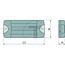 HELLA Achterlicht LED - 4552SD 980613211, 2SD980613211 | Afmetingen B x H x D: 222 x 96 x 34 mm | Lichtfunctie: Achterlicht, remlicht en knipperlicht | Inclusief lamp: ja | Montagewijze: geschroefd, horizontale bevestiging | Bevestiging inschroefdraad: horizont