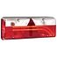 ASPÖCK Rear light left, with 7 pin ASS2 connector, parking light in LED (Light Guide), SML, triangle reflector - 504257000507 | Type: Bulb/LED | Installation location: Left | Form: Rectangular | Nominal voltage: 24 V | Type: EUROPOINT III | Width: 400 mm | Heigh