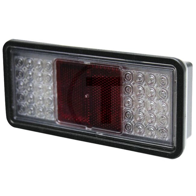 GRANIT Achterlicht LED - 50783830042, 2VA011900-001 | Afmetingen B x H x D: 179,4 x 79,4 x 57 mm | Lichtfunctie: Knipperlicht, achterlicht, remlicht, kentekenverlichting | Inclusief lamp: ja | Montagewijze: Bevestiging / geschroefd | Bevestiging inschroefdraad: