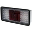GRANIT Rückleuchte LED - 50783830042, 2VA011900-001 | Abmessungen B x H x T: 179,4 x 79,4 x 57 mm | Lichtfunktion: Blinklicht, Rücklicht, Bremslicht, Kennzeichenlicht | Leuchtmittel enthalten: ja | Montageart: Anbau / geschraubt | Befestigung: horizontal | Nenns